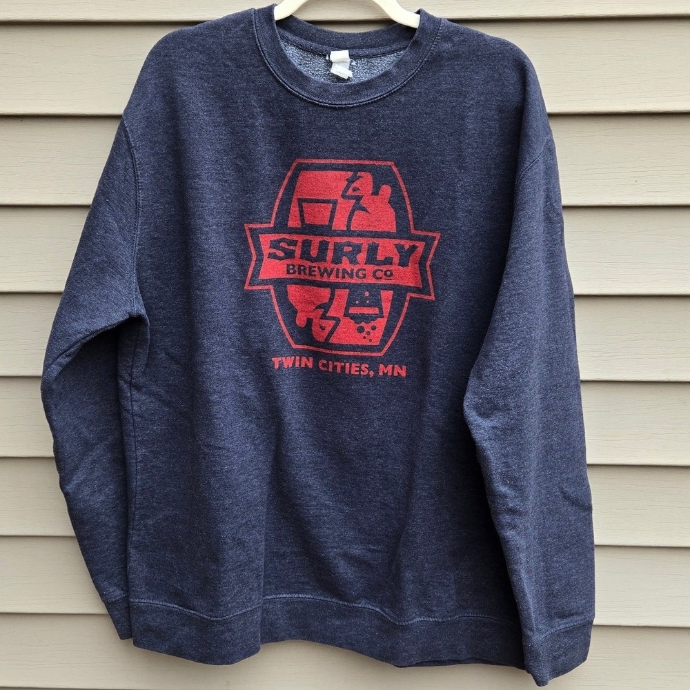 Surly Brewing Co Twin Cities MN Sweatshirt Charcoal XL